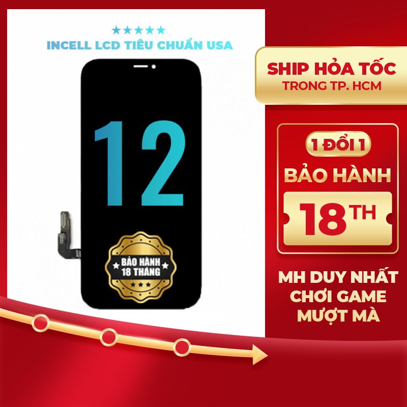 Màn hình Dura Incell LCD dành cho ip12 (BH 18 tháng ráp máy 1 đổi 1 ...