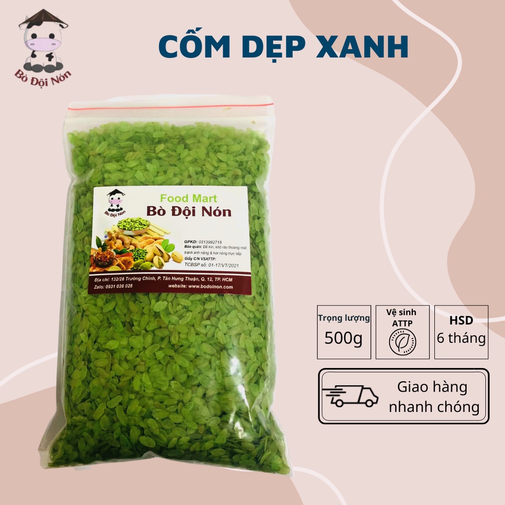 500Gr Cốm Dẹp Xanh Đặc Sản Làng Vòng loại 1 | Bò Đội Nón Shop | Shopee ...