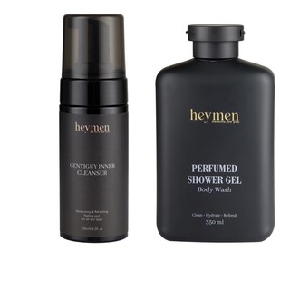 Combo Sữa tắm 350ml, Bọt vệ sinh nam Heymen 120ml