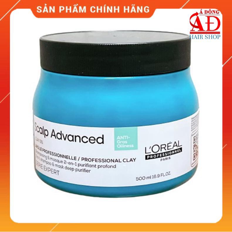 [LOREAL] Mặt nạ đất sét giảm bã nhờn cho tóc & da đầu dư dầu L'OREAL 2 in 1 Scalp Advanced