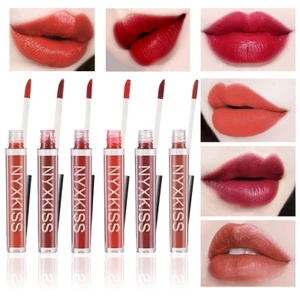 ♕Nyxkiss 6 Chiếc 1 Bộ Son Môi Bộ vũ điệu bướm én bay*