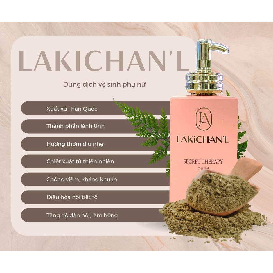 Dung dịch vệ sinh phụ nữ Lakichan'L chăm sóc vùng kín