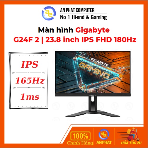Gigabyte G24F 2 23.8 180 Hz Gaming Monitor G24F 2 US B&H Photo
