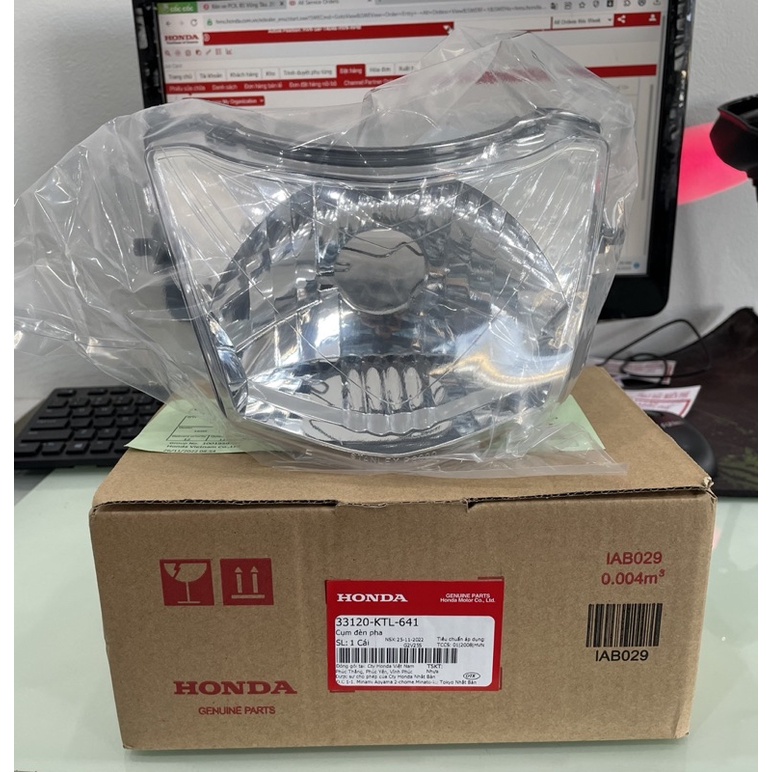 Cụm đèn pha Wave anpha 100 Wave anpha 110 wave S 100 RS 100 chính hiệu ...