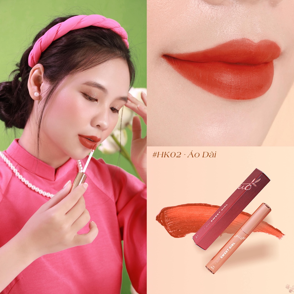Ảnh Son Kem Bơ Lì Bền màu 8H, Làm Mờ Rãnh Môi GUO 5g 4