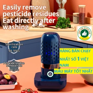Máy khử khuẩn THỰC PHẨM tạo nước ozon mini khử trùng thực phẩm động-thực vạt loại bỏ vi khuẩn 99% bảo hành 12 tháng