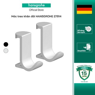 Móc Treo Khăn Đôi Hansgrohe WallStoris 27914 Lắp Đặt Không Khoan Linh Hoạt Chính Hãng Đức