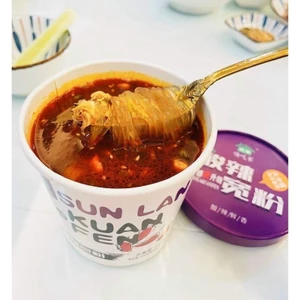 miến chua cay ăn liền hộp màu tím