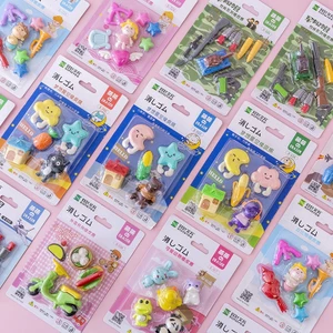 Bộ 4-7 tẩy gôm nhiều hình dễ thương