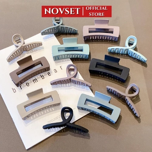 Kẹp Tóc Càng Cua Cỡ Lớn Màu Đục Thời Trang