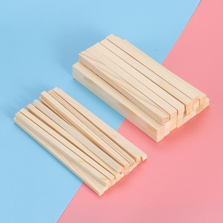 Bộ 10 thanh gỗ thông vuông kích thước 2x2x 50cm làm mô hình, thủ công, đồ chơi, trang trí lồng chim