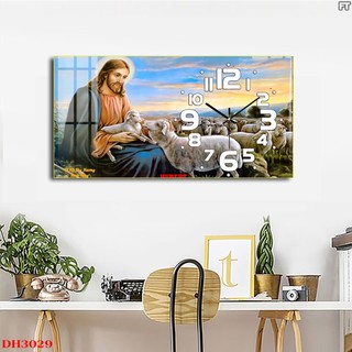 Tranh Đồng Hồ Treo Tường Công Giáo - Tranh Tráng Gương