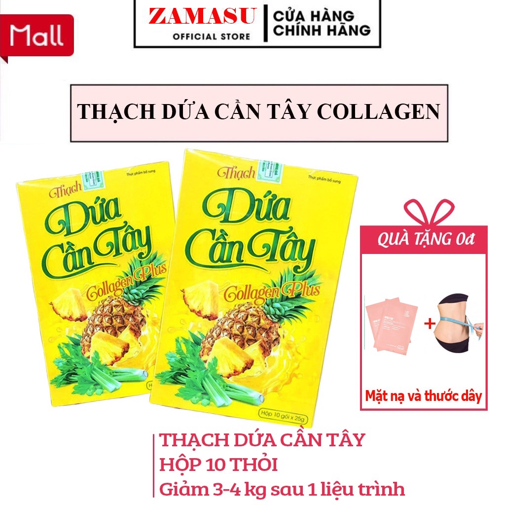 Công dụng chính của thạch dứa cần tây Collagen Plus là gì?
