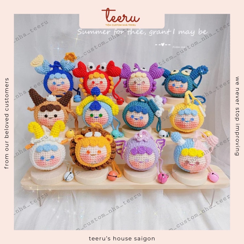 Móc Chìa Khóa Handmade Cung Hoàng Đạo - Độc Đáo, Cá Tính Và Ý Nghĩa Từng Cung