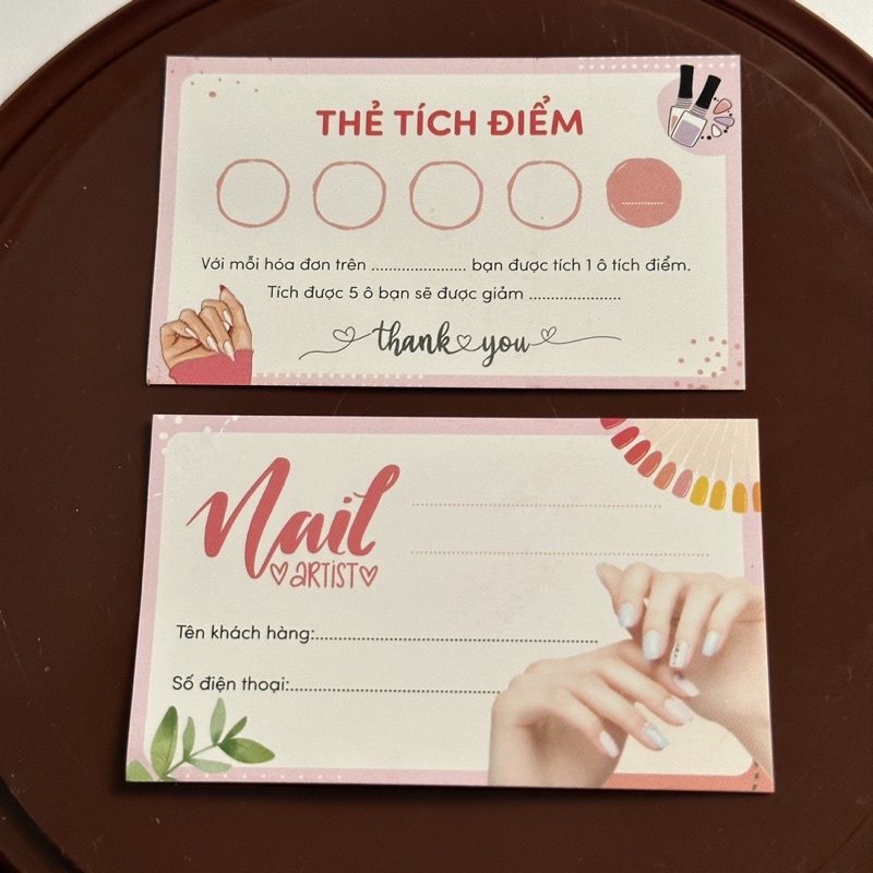 COMBO THẺ TÍCH ĐIỂM NGHÀNH NAIL