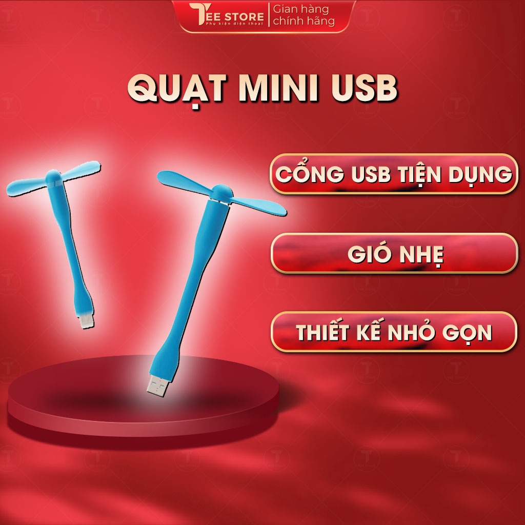 Quạt USB mini 2 cánh rời cổng usb gắn máy tính/laptop - QUSB | Shopee ...