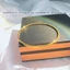 Vòng tay titan không gỉ mạ vàng 18k thiết kế trơn bóng đơn giản thanh lịch dành cho nữ