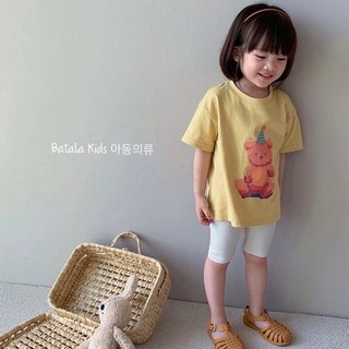 Quần legging cho bé gái BATALA KIDS chất vải thun co dãn dễ chịu cho bé gái mùa hè từ 1-7 tuổi (10-23kg)