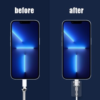 1 Kẹp Bảo Vệ Dây Cáp Sạc Trong Suốt