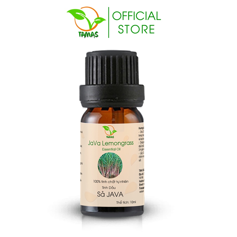 Ảnh Tinh dầu Sả java nguyên chất TAMAS - khử mùi, đuổi muỗi, đuổi côn trùng. 2