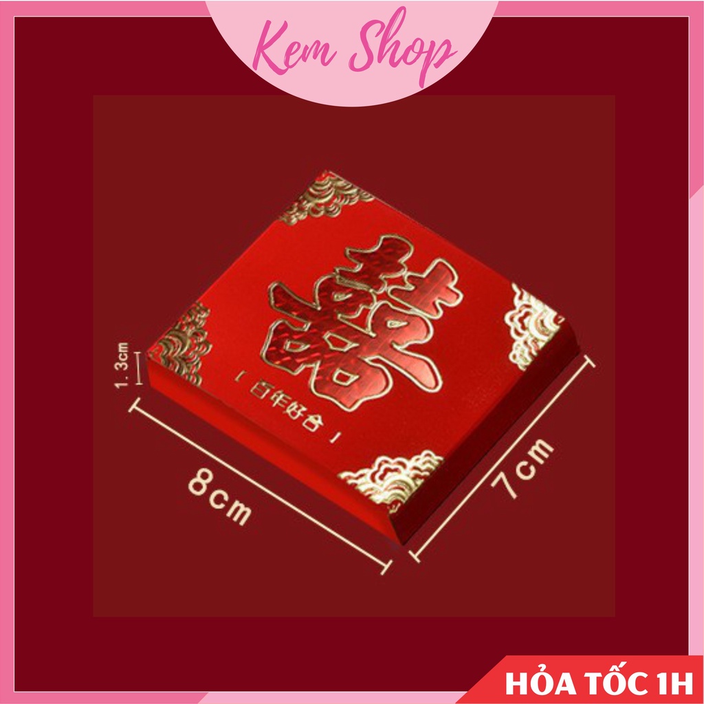 Giấy niêm phong nạp tài sính lễ đám cưới, đám hỏi - Kem Shop K331