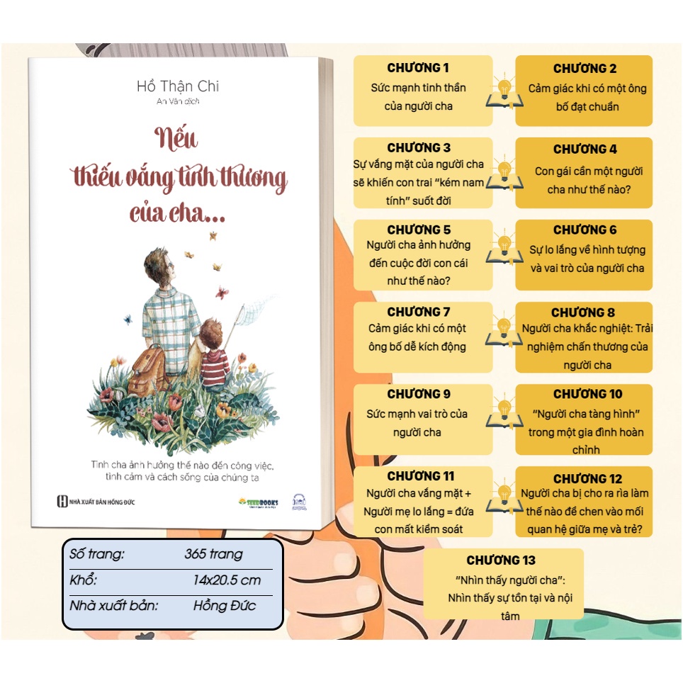 Sách - Nếu Thiếu Vắng Tình Thương Của Cha - Tầm Quan Trọng Trong Tình Cảm Yêu Thương Của Cha Dành Cho Con
