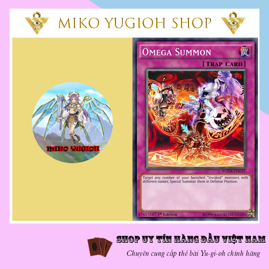 [ Miko Yugioh ] Thẻ Bài Yugioh Chính Hãng Tiếng Nhật Omega Summon SLF1 ...