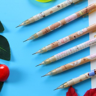 3 Bút Chì Bấm Gấu Nâu Kèm Tẩy - Thỏ Hồng VPP
