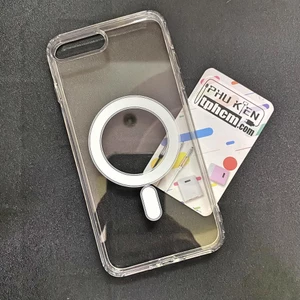Ốp Lưng iPhone 7 Plus - 8 Plus Trong Suốt Nam Châm Hỗ Trợ Sạc Không Dây – Bảo Vệ Toàn Diện, Sạc Nhanh Tiện Lợi