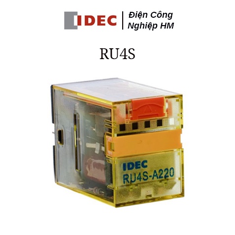 Relay Rơ Le trung gian IDEC RU4S - Chính Hãng (RU4S-A220, RU4S-A110 ...