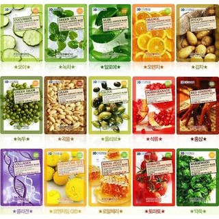 Mặt Nạ Dưỡng Da 3D Foodaholic cấp ẩm, nâng cơ, chăm sóc da toàn diện 23g