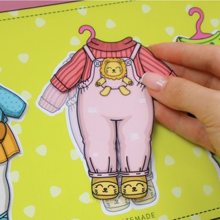 Bộ nhà 3 em bé - Búp bê giấy