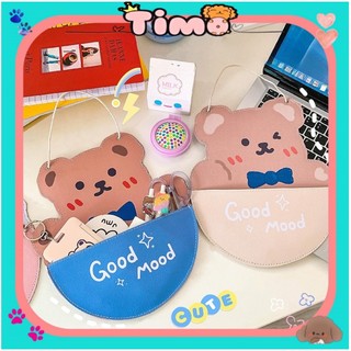 Túi Vải Đựng Đồ Treo Tường Dây Rút Dù Cute Hình Thú Timo DDK08