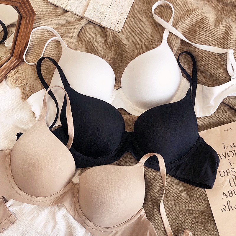 Áo Lót Nữ Su Lạnh Có Gọng Mút Mỏng Nâng Ngực Tạo Khe Sexy Mặc Êm Thoáng Mát 272
