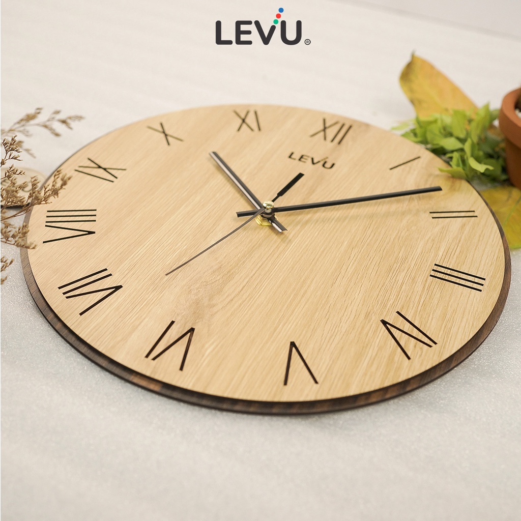 Đồng Hồ Treo Tường Gỗ Classic Decor SB043 trang trí phòng