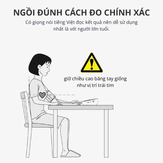 Máy đo huyết áp có giọng nói tiếng Việt đọc kết quả Kachi RAK268 - thanh lý trưng bày