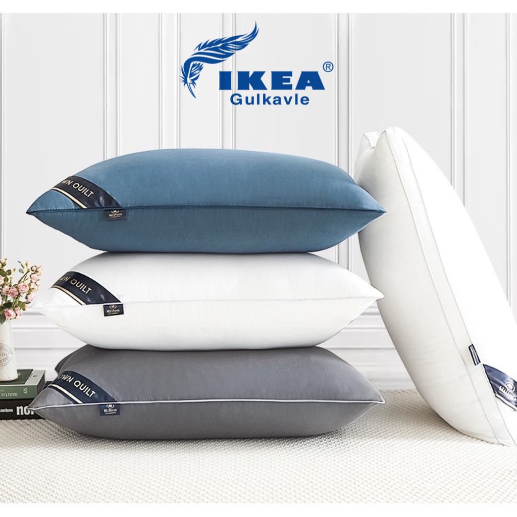 Ruột gối đầu siêu nhẹ IKEA ÉP HƠI Pillow Hilton tiêu chuẩn khách sạn cao cấp