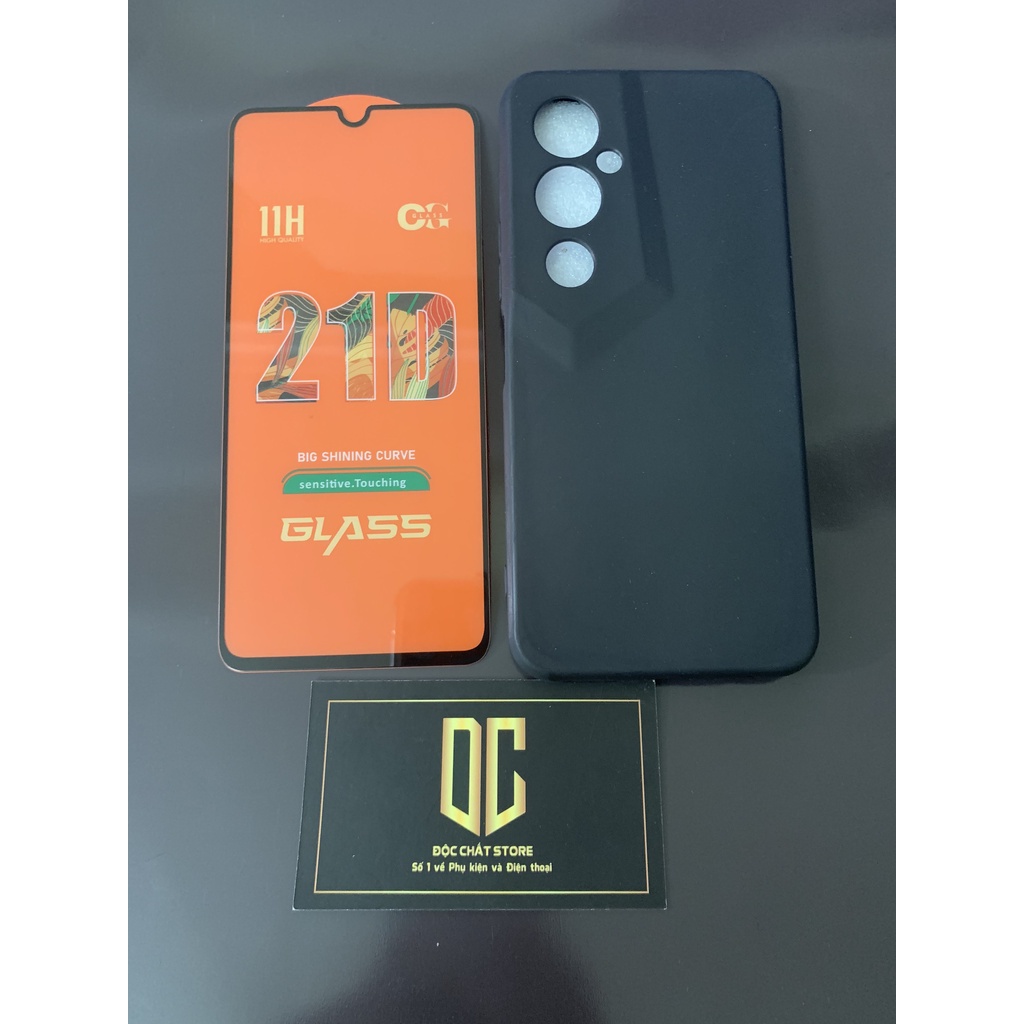Combo cường lực và ốp lưng Tecno Pova 4 pro, bảo vệ tuyệt đối cho điện thoại.