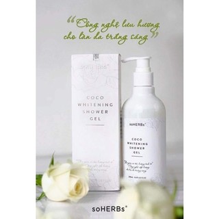 SỮA TẮM SOHERBS COCO WHITENING SHOWER GEL 250ML - CHÍNH HÃNG GIÁ SỈ - RẺ