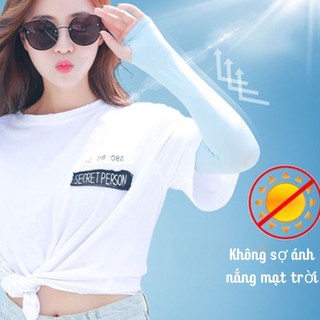 Găng tay chống nắng ống tay dài thông thoáng siêu co dãn King Shop T15