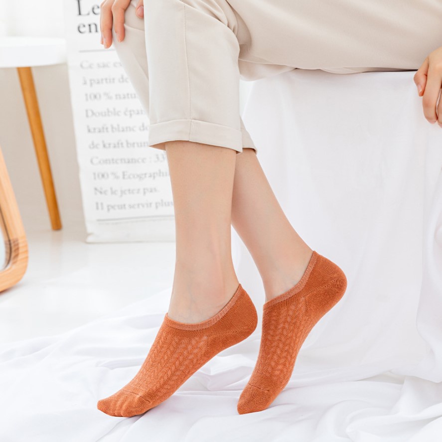 Tất nữ cổ thấp siêu mỏng thông thoáng cotton thấm hút mồ hôi chống hôi chân LANIXA T81