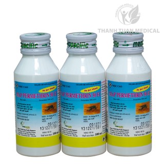 Thuốc diệt muỗi, côn trùng Map Permethrin 50EC - Chai 100ml