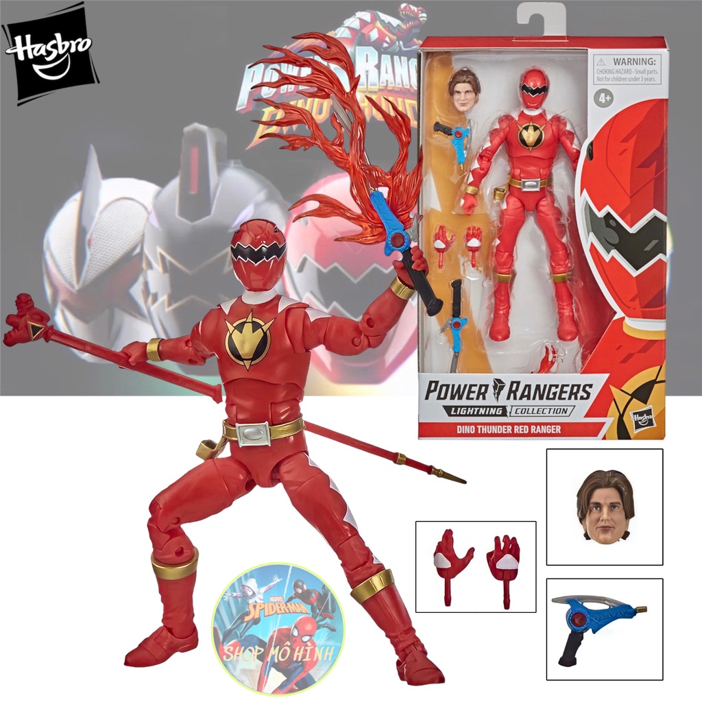 Mô Hình Power Ranger Lightning Collection Dino Thunder Red Ranger ...