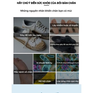 Bình xịt khử mùi hôi giày dép nano bạc Shoes 2h lọ 260ml, chuyên dùng làm thơm tủ dầy, quần áo, tất