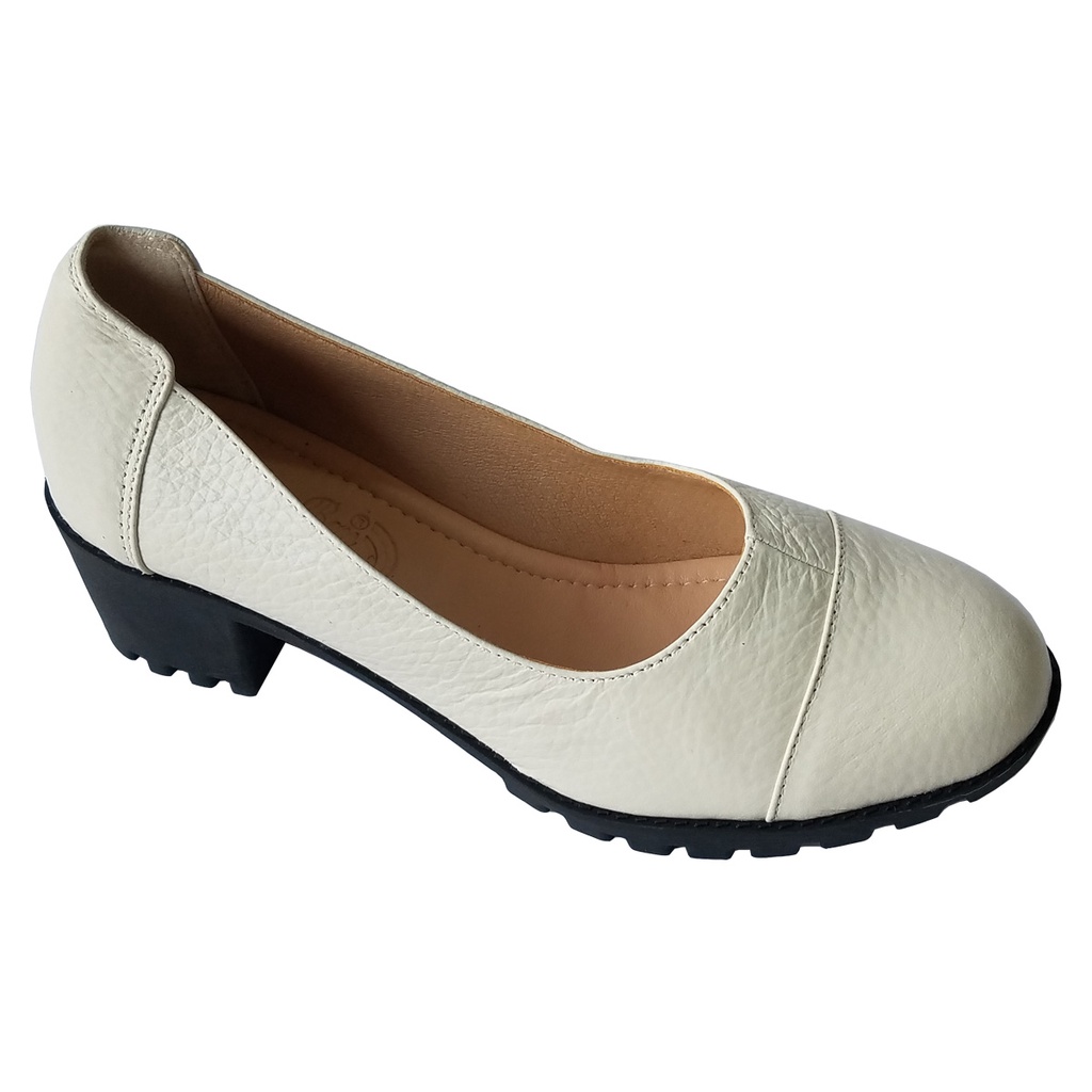 Giày Cao Gót Nữ BIGGBEN Da Bò Thật Cao 5 Phân HKD658