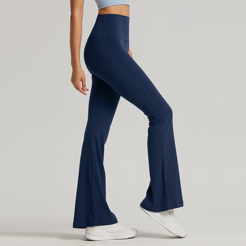 Hoppe Fumeng Free size nữ lưng cao đẩy lên giảm béo quần ống rộng thể thao thông thường | BigBuy360 - bigbuy360.vn