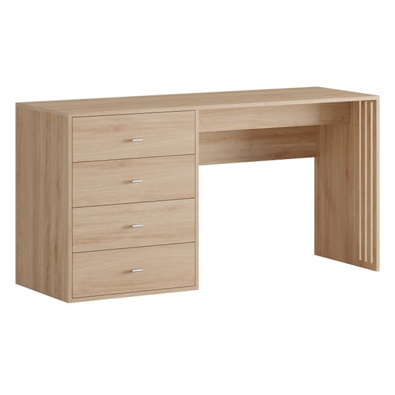 Ảnh RAMUS, Bàn làm việc 4 ngăn kéo DEK_080, 150x50x76cm, Scandi Home 3