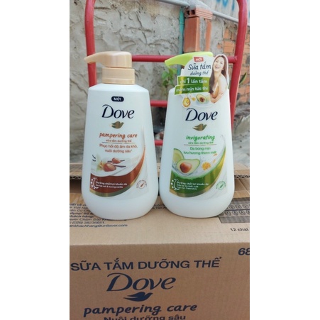 (mới) Sữa Tắm Dưỡng Thể Dove 500g / 900ml