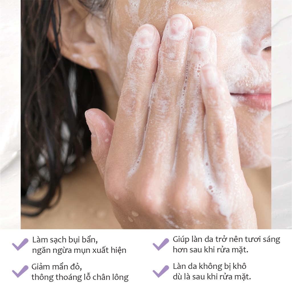 Ảnh Sữa rửa mặt Collagen Tạo Bọt Mềm Mịn Làm Sạch Sâu, Dưỡng ẩm, Căng Bóng Da Tenzero Balancing Foam Cleanser Collagen 100g 4
