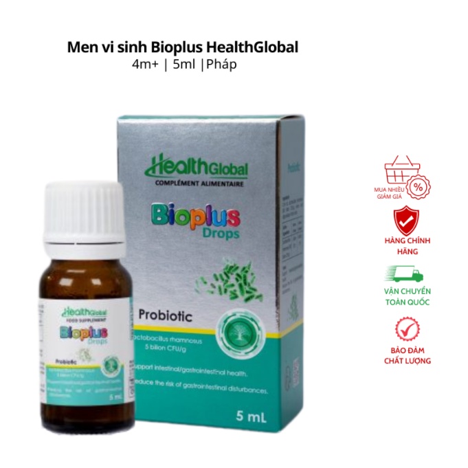 Men vi sinh Bioplus HealthGlobal 5ml | Shopee Việt Nam